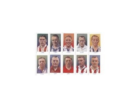 FAMOUS FOOTBALLERS 1939 (ADDITIONAL SET  51-75) (R & J HILL) CIGARETTE CARDS