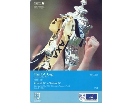 ARSENAL V CHELSEA 2002 (F.A. CUP FINAL) FOOTBALL PROGRAMME