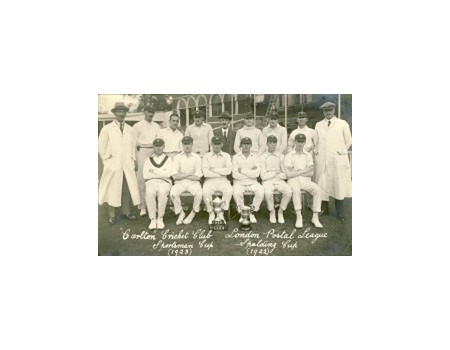 CARLTON CRICKET CLUB 1923 CRICKET POSTCARD