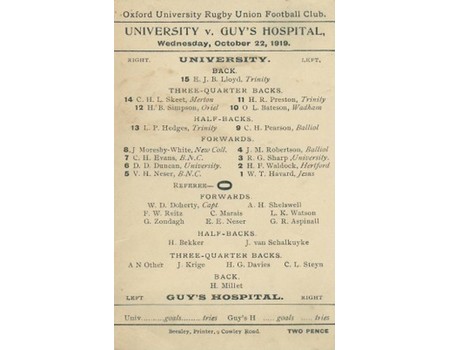 OXFORD UNIVERSITY V GUY