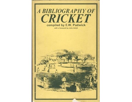 A BIBLIOGRAPHY OF CRICKET
