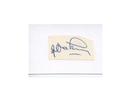ALAN OAKMAN CRICKET AUTOGRAPH