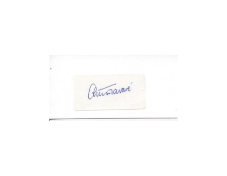 CHRIS TAVARE CRICKET AUTOGRAPH