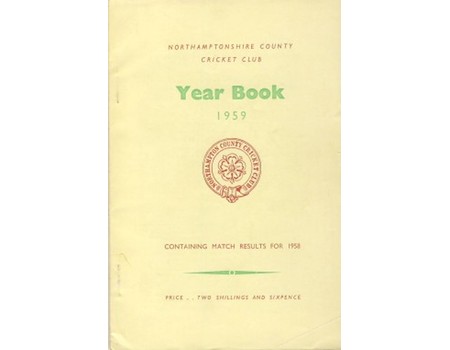 NORTHAMPTONSHIRE COUNTY CRICKET CLUB 1959 YEAR BOOK