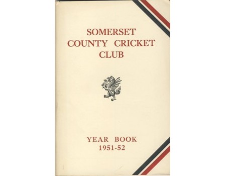 SOMERSET COUNTY CRICKET CLUB YEARBOOK 1951-52