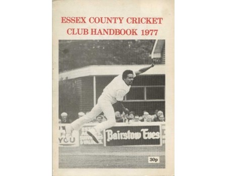ESSEX COUNTY CRICKET CLUB ANNUAL 1977