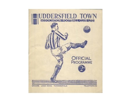 HUDDERSFIELD TOWN V MANCHESTER CITY 1938 (CITY
