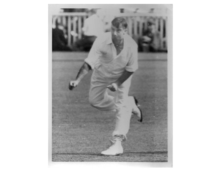 ALEXANDER MOIR (NEW ZEALAND) CRICKET PHOTOGRAPH