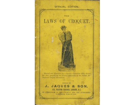 THE LAWS OF CROQUET
