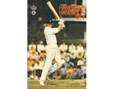 HAMPSHIRE COUNTY CRICKET CLUB ILLUSTRATED HANDBOOK 1977