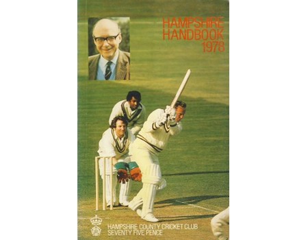 HAMPSHIRE COUNTY CRICKET CLUB ILLUSTRATED HANDBOOK 1978