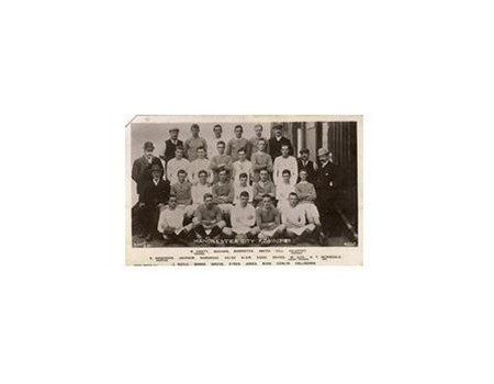 MANCHESTER CITY 1907-08 FOOTBALL POSTCARD