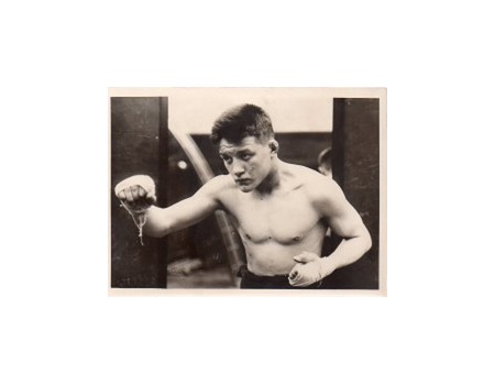EMILE "SPIDER" PLADNER 1927 BOXING PHOTOGRAPH