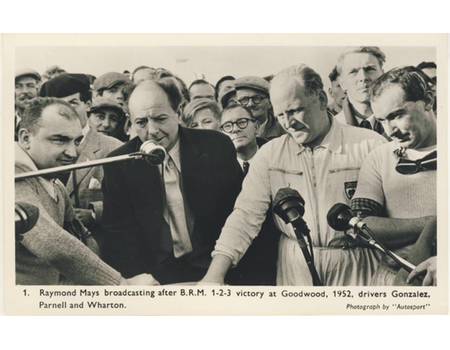 RAYMOND MAYS (B.R.M) GOODWOOD 1952