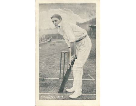 ARTHUR PERCIVAL DAY (KENT) C1905 CRICKET POSTCARD
