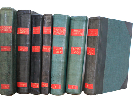 CROQUET ASSOCIATION GAZETTE 1939-1981