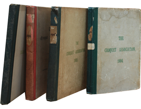 HANDBOOK OF THE CROQUET ASSOCIATION: VARIOUS VOLUMES BETWEEN 1904 & 1981