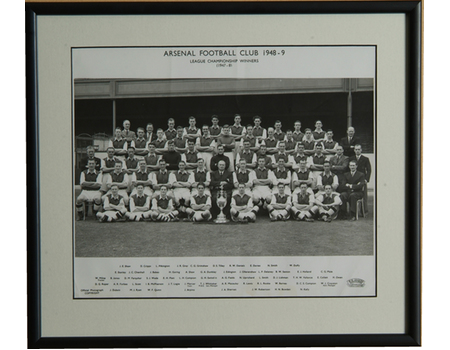 ARSENAL 1948-49 FOOTBALL PHOTOGRAPH
