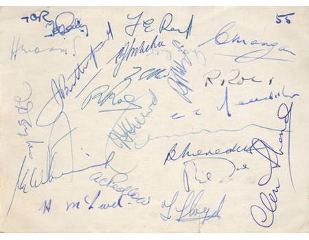BRITISH LIONS (TOUR OF SOUTH AFRICA) 1955 SIGNED PHOTOGRAPH