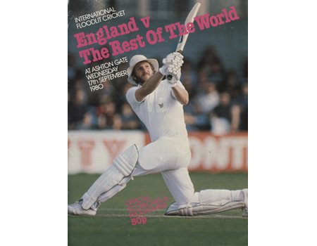 ENGLAND V REST OF THE WORLD 1980 (ASHTON GATE)