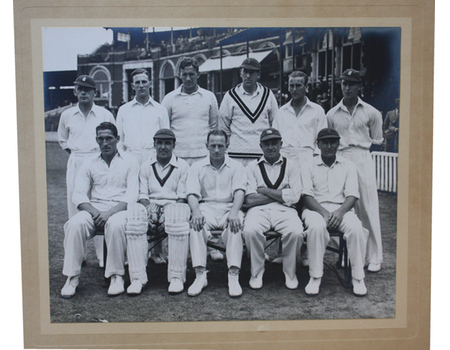  ENGLAND 1937 (THE OVAL) CRICKET PHOTOGRAPH