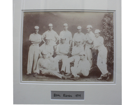 ETON XI 1879 CRICKET PHOTOGRAPH