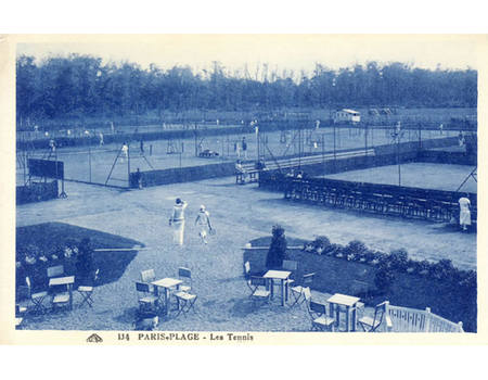 PARIS-PLAGE - LES TENNIS (FRANCE)