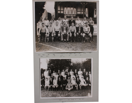 OXFORD UNIVERSITY RFC photograph ALBUM pages (1933-35)