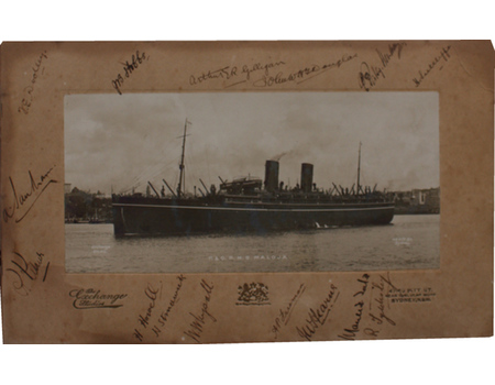 ENGLAND ASHES TOUR 1924-25 SIGNED PHOTOGRAPH