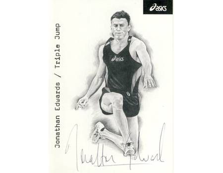 JONATHAN EDWARDS SIGNED PHOTOGRAPH