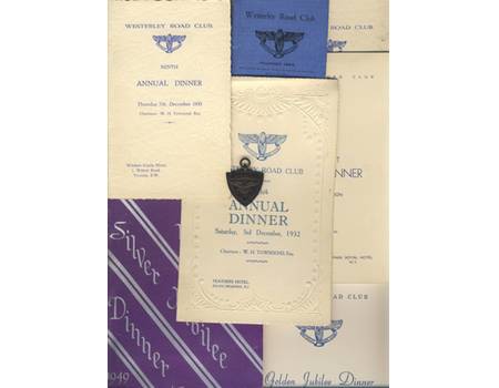 WESTERLEY ROAD CYCLING CLUB (COLLECTION) 1930S