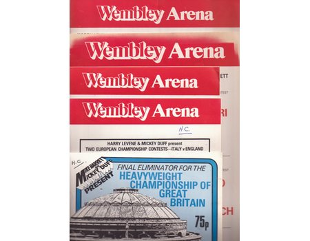 5 FRANK BRUNO PROGRAMMES (HARRY CARPENTER