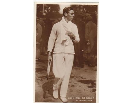 KING GEORGE VI (AT WIMBLEDON)