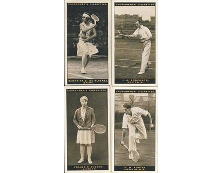 LAWN TENNIS 1928 (CHURCHMAN) CIGARETTE CARDS