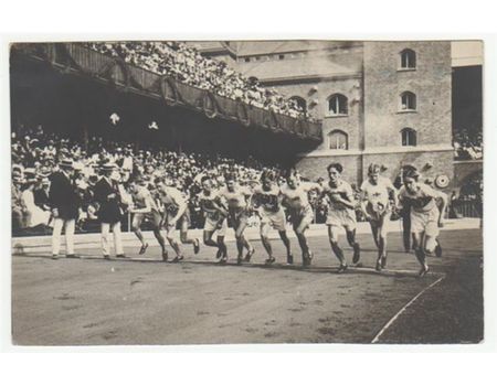 STOCKHOLM OLYMPICS 1912 (3000 METRES) POSTCARD