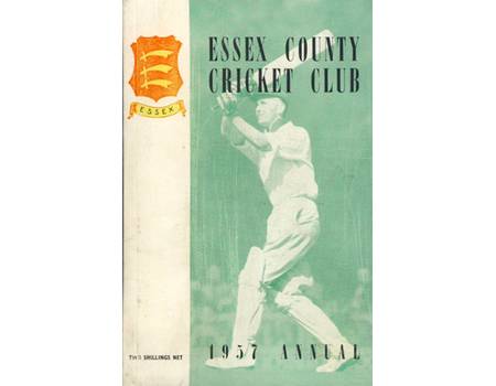 ESSEX COUNTY CRICKET CLUB ANNUAL 1957