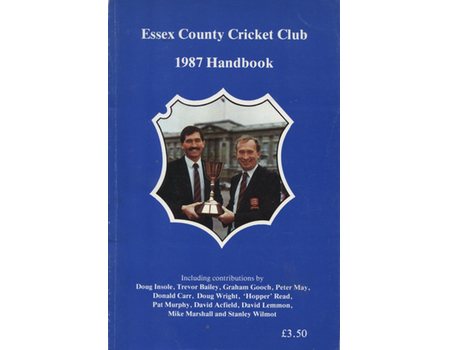 ESSEX COUNTY CRICKET CLUB ANNUAL 1987