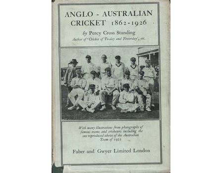 ANGLO-AUSTRALIAN CRICKET 1862-1926