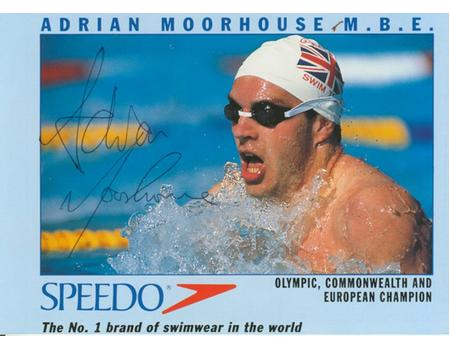 ADRIAN MOORHOUSE SIGNED CARD