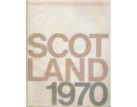 COMMONWEALTH GAMES EDINBURGH 1970 INVITATION BROCHURE