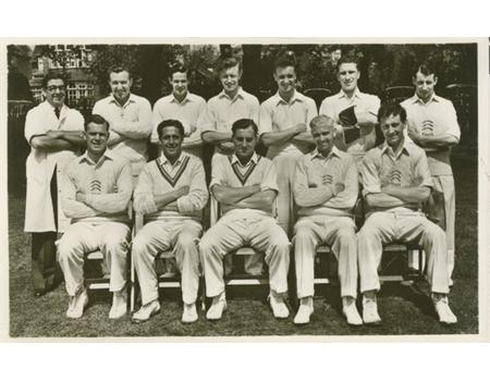 ESSEX 1959 CRICKET POSTCARD