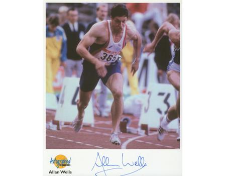 ALLAN WELLS SIGNED PHOTOGRAPH