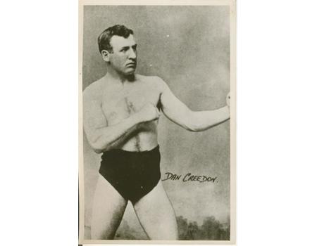 DAN CREEDON (NEW ZEALAND) BOXING POSTCARD