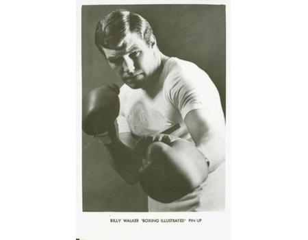 BILLY WALKER BOXING POSTCARD