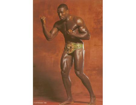 FRANK BRUNO (ENGLAND) BOXING POSTCARD