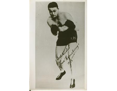 FRED HENNEBERRY (AUSTRALIA) BOXING PHOTOGRAPH