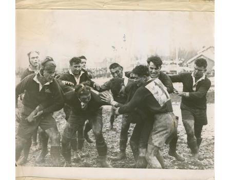 OXFORD UNIVERSITY V GRENOBLE 1950 PRESS PHOTOGRAPH