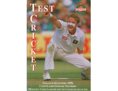 ENGLAND TOUR TO SOUTH AFRICA 1995-6