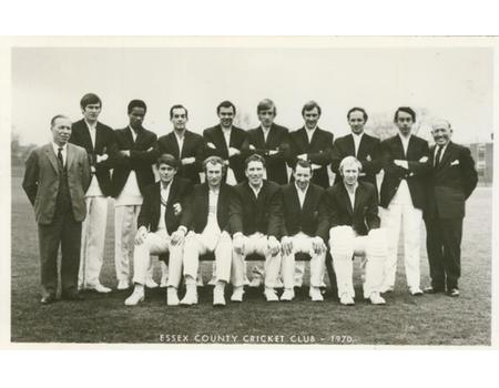 ESSEX 1970 CRICKET POSTCARD