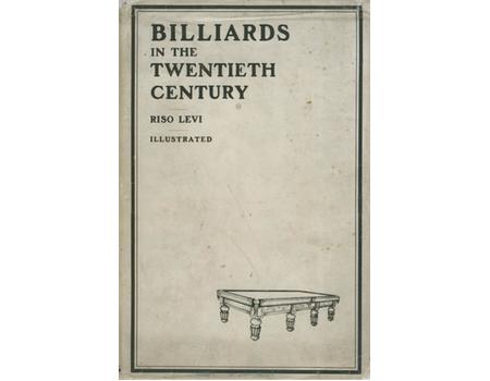 BILLIARDS IN THE 20TH CENTURY